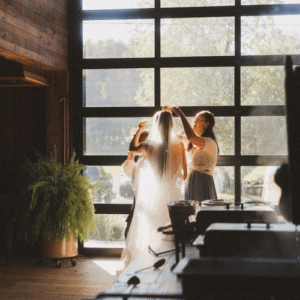 Bride Getting Read at The LedgeRock