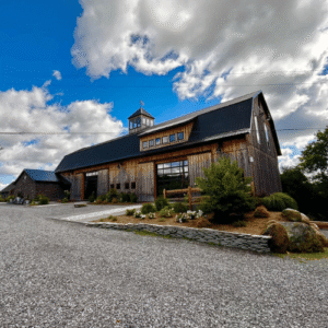 Front of the Renovated Barn Exterior at Graceful Gatherings