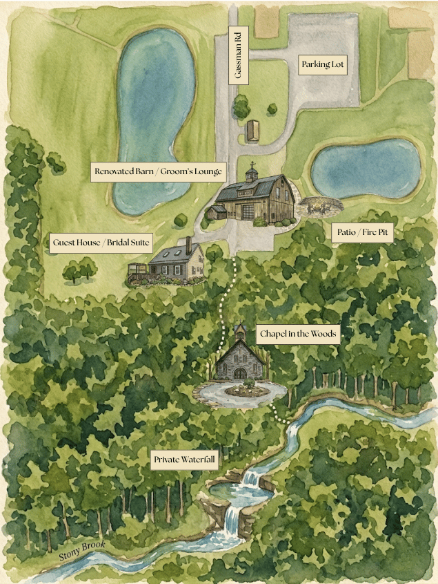 Map of Graceful Gatherings at The LedgeRock
