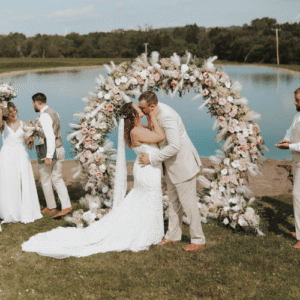 WNY Outdoor Wedding by Pond at Graceful Gatherings