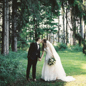 Woods Wedding Venue Couple