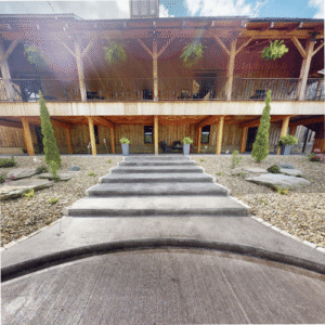 Patio Stairs to Fire Pit