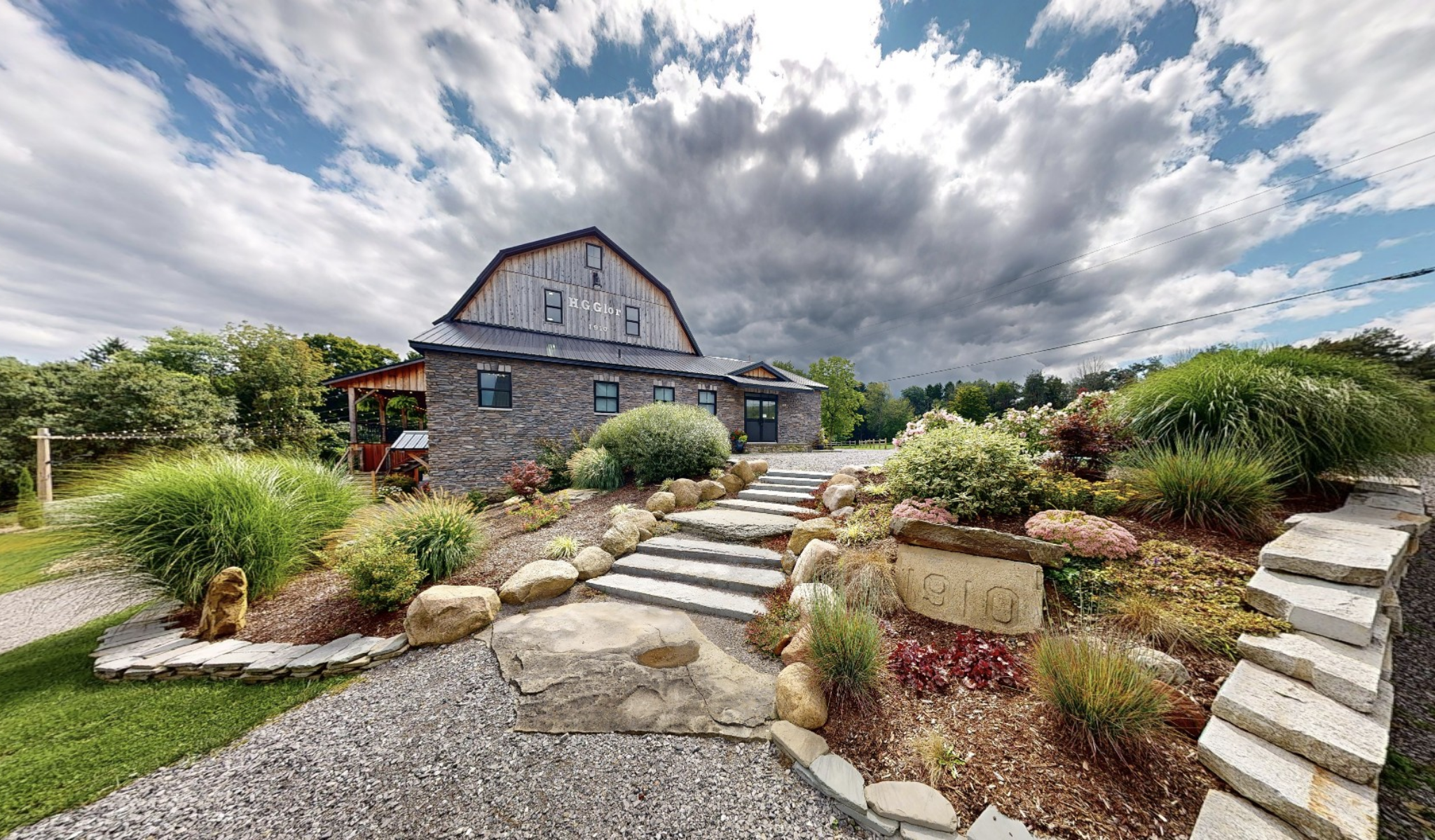 The Barn Garden and landscaping