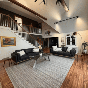 Full Living Room View at The Hill Exterior