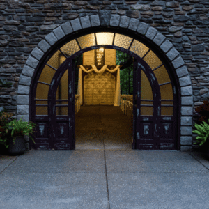 The Chapel in the Woods front door
