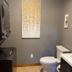 Toilet in Washing Room at The House on the Hill