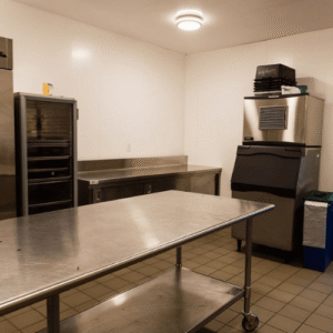 Renovated Barn Kitchen with Ice Machine