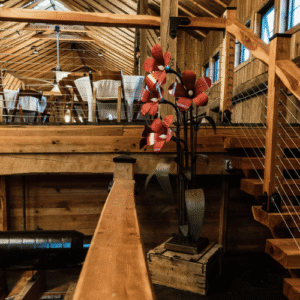 Stairs to Loft in Reception Barn